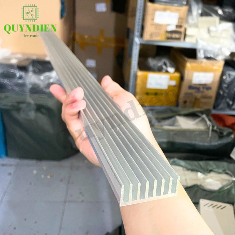 Nhôm Tản Nhiệt 8 Cánh Nhỏ Dài 1 mét 1000x43x17mm