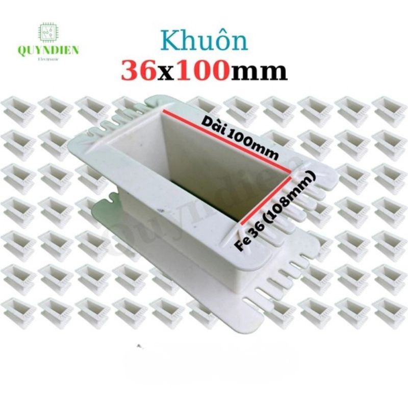 Khuôn Nhựa Quấn Biến Áp Fe Silic 36x100mm