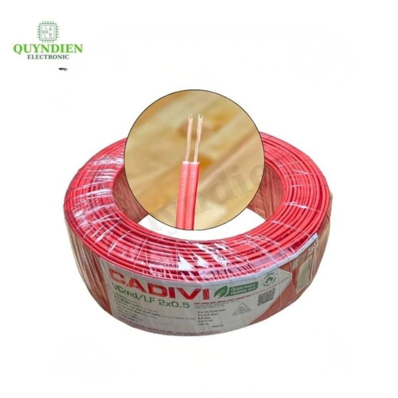 Dây Điện Cadivi Dây Đôi VCmd/LF 2x0.5