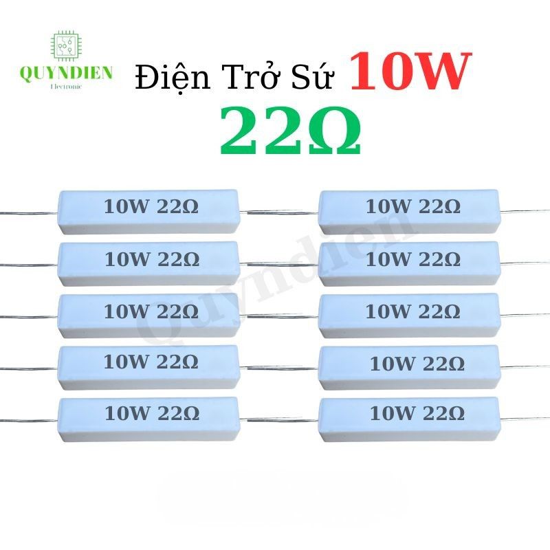 Điện Trở Sứ Nằm 10W - 22R