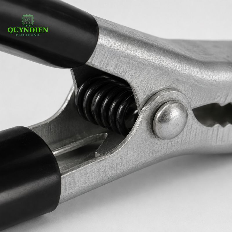 Kẹp Ắc Quy Chì 30A Có Bao Đỏ Đen (Túi 10 Cặp)