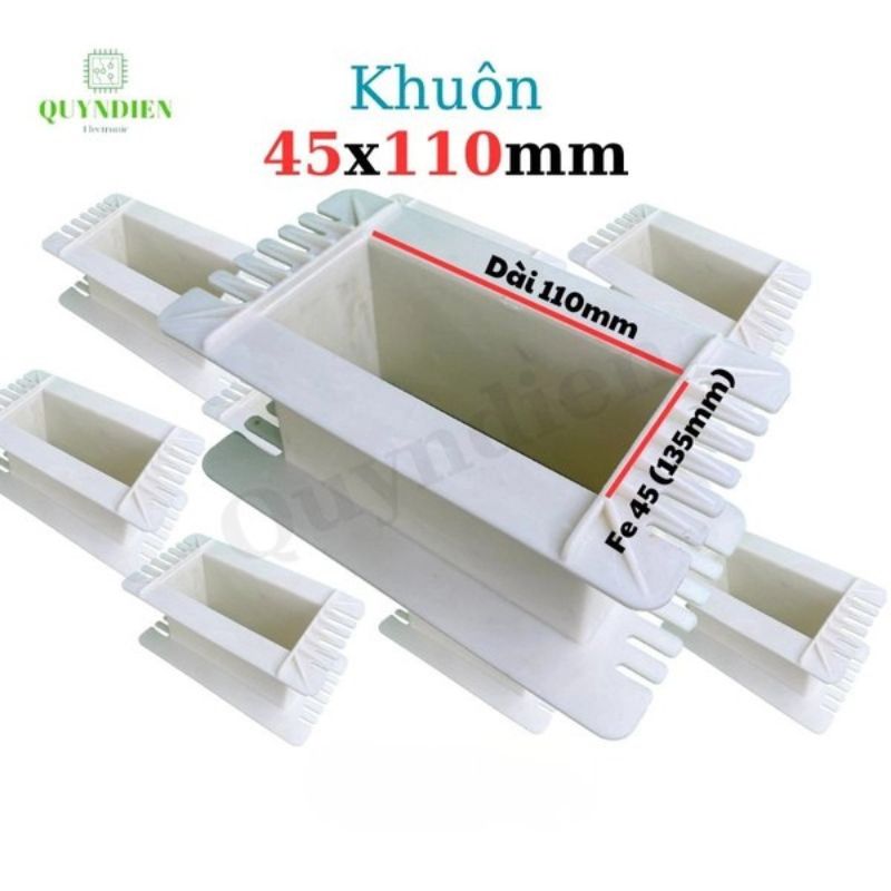 Khuôn Nhựa Quấn Biến Áp Fe Silic 45x110mm