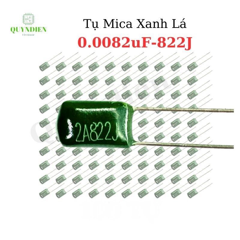 Tụ Mica 100V Nhiều Dòng Màu Xanh Lá