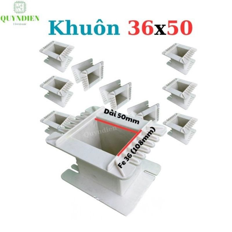 Khuôn Nhựa Quấn Biến Áp Fe Silic 36x50mm