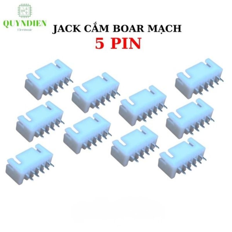 Header XH2.54 Jack Cắm Boar Mạch Chân Đế 5 Pin