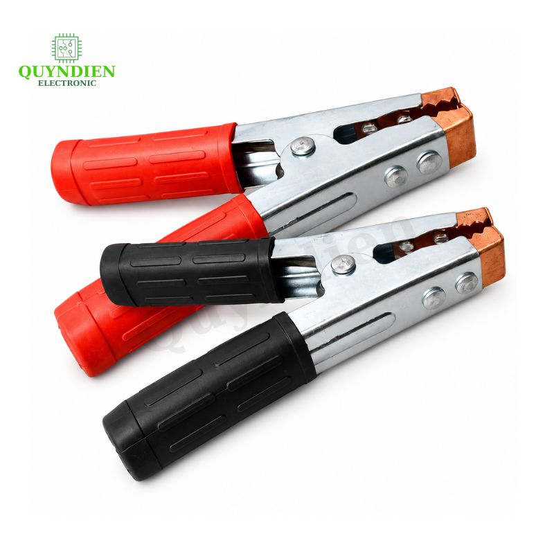 Kẹp Bình Ắc Quy 500A Thép Không Gỉ Đỏ Đen