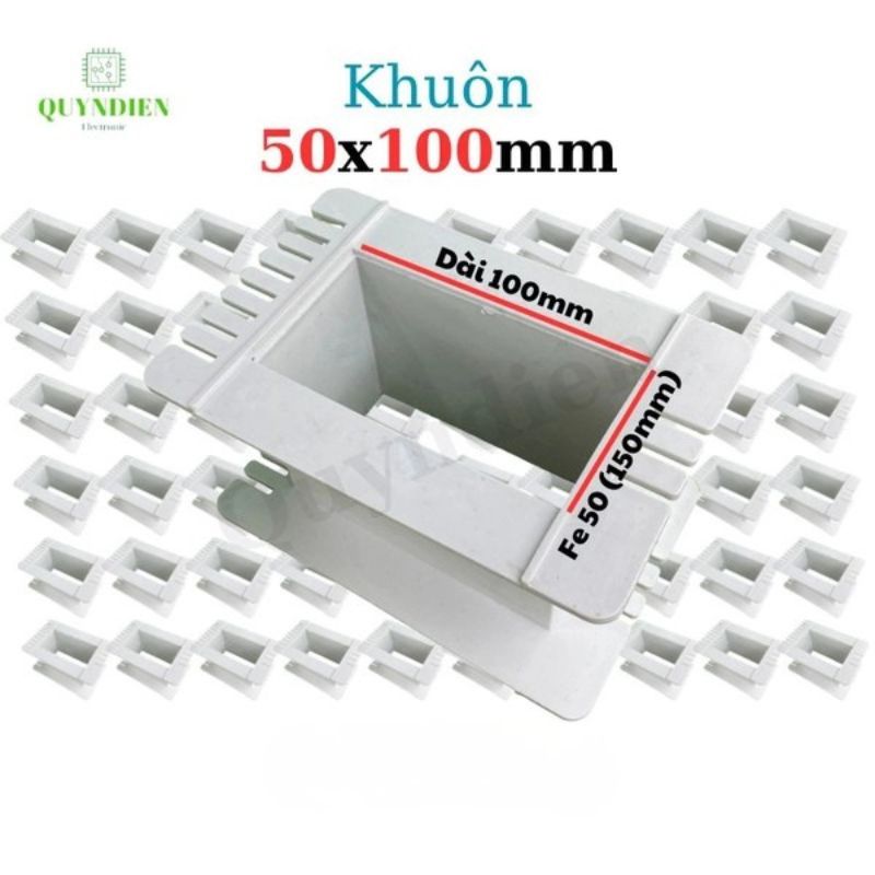 Khuôn Nhựa Quấn Biến Áp Fe Silic 50x100mm