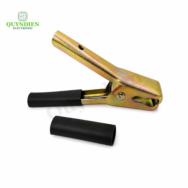 Kẹp Bình Ắc Quy 100A Thép Không Gỉ Đỏ Đen