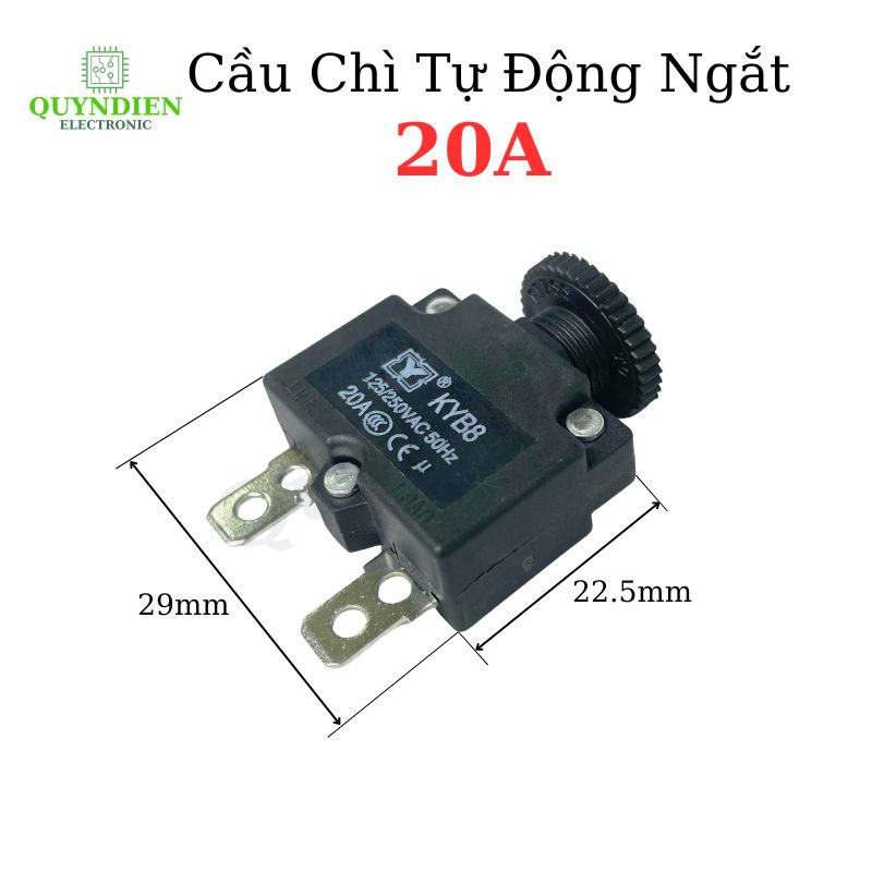 Relay Cầu Chì Tự Động Ngắt 20A