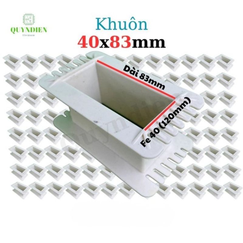 Khuôn Nhựa Quấn Biến Áp Fe Silic 40x83mm