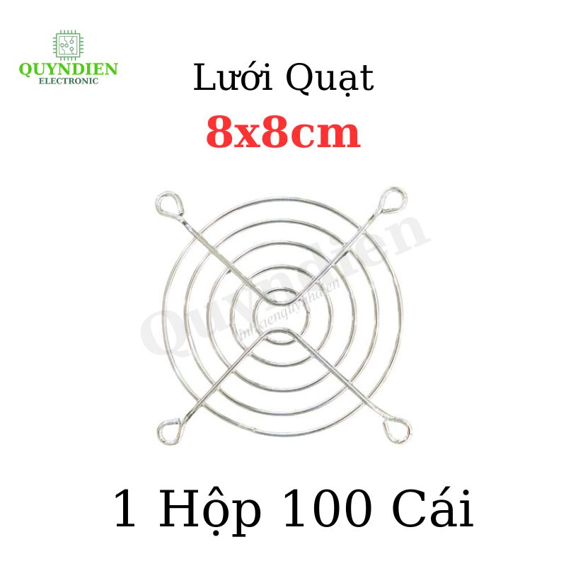 Tấm lưới bảo vệ quạt tản nhiệt 8x8cm