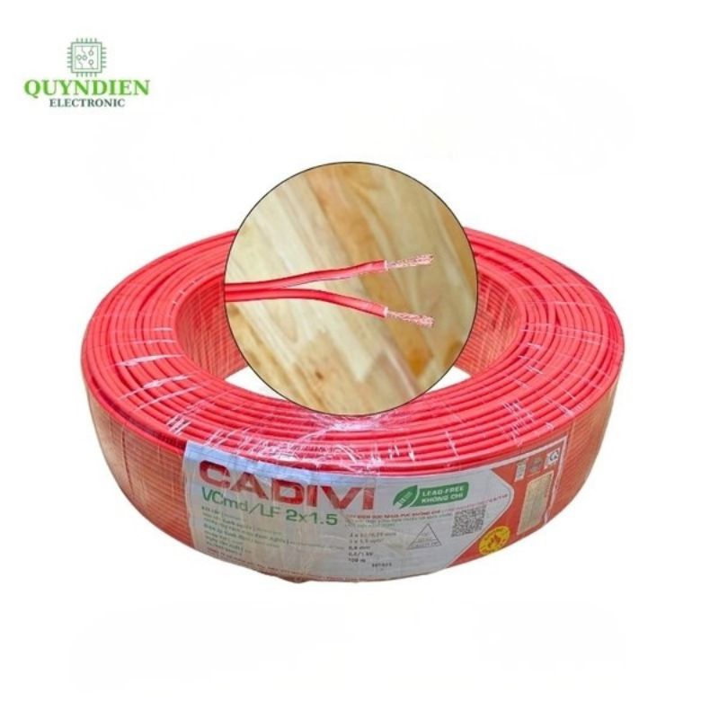 Dây Điện Cadivi Dây Đôi VCmd/LF 2x1.5