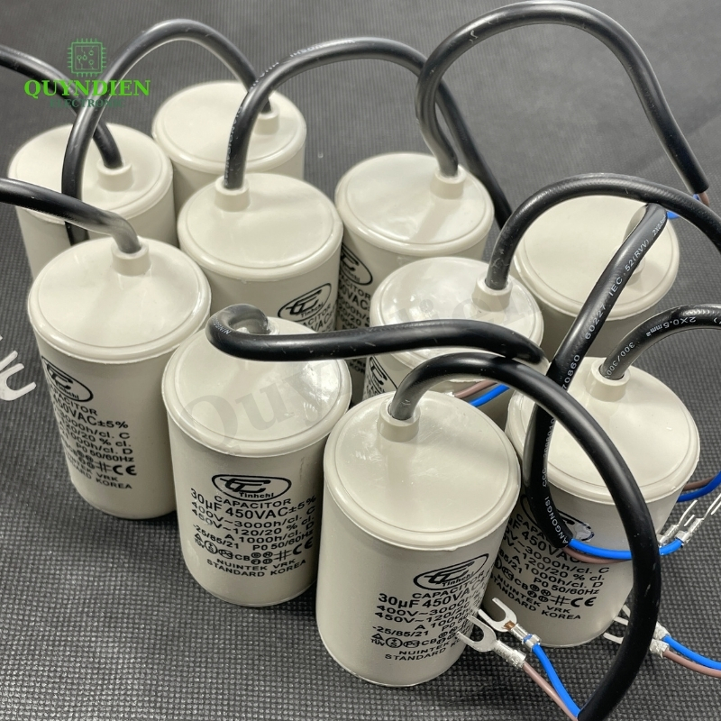 Tụ Đề Máy Bơm Nước 30uF 450V Tụ Kapa Tinh Chi
