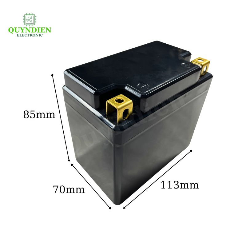 Vỏ Bình Đề Xe Máy YT4 Cọc Vuông Nắp Đục