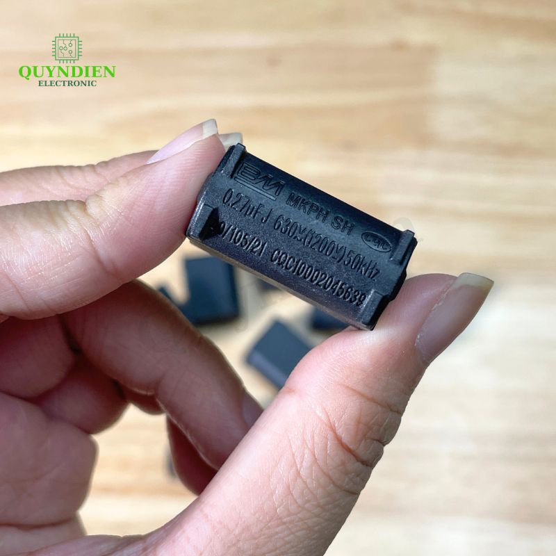 Tụ Bếp Từ 274 - 0.27uF 630VAC/1200VDC Màu Đen Đứng