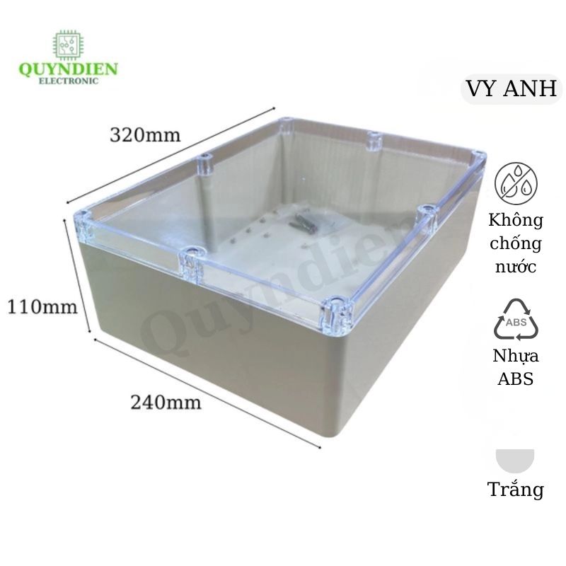 Hộp Nhựa ABS Vy Anh 320x240x110mm