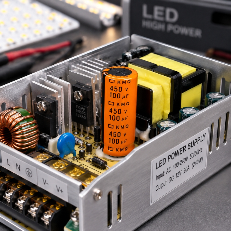 Tụ Hóa Lọc Nguồn 100uF 450V DC 105°C 18x40mm Chân Cắm Mới 100% - Linh Kiện Quỳnh Diễn