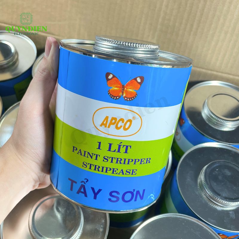 Tẩy Sơn APCO 1 lít – Nước Tẩy Sơn, Chất Tẩy Sơn Bê Tông – Gỗ – Kim Loại