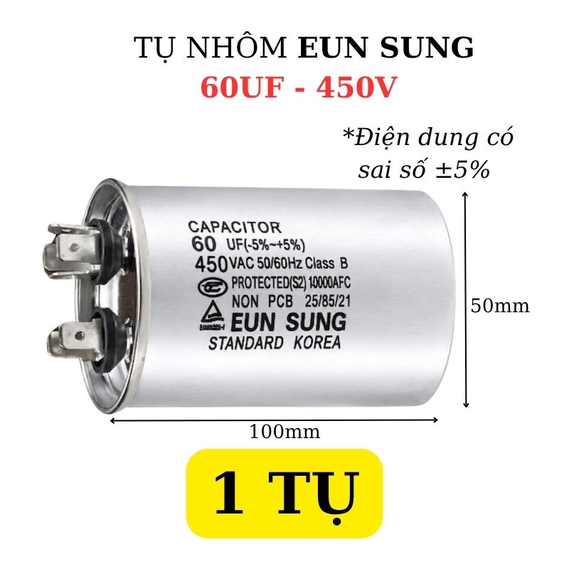 Tụ Nhôm Kapa EUN SUNG 60uF 450V