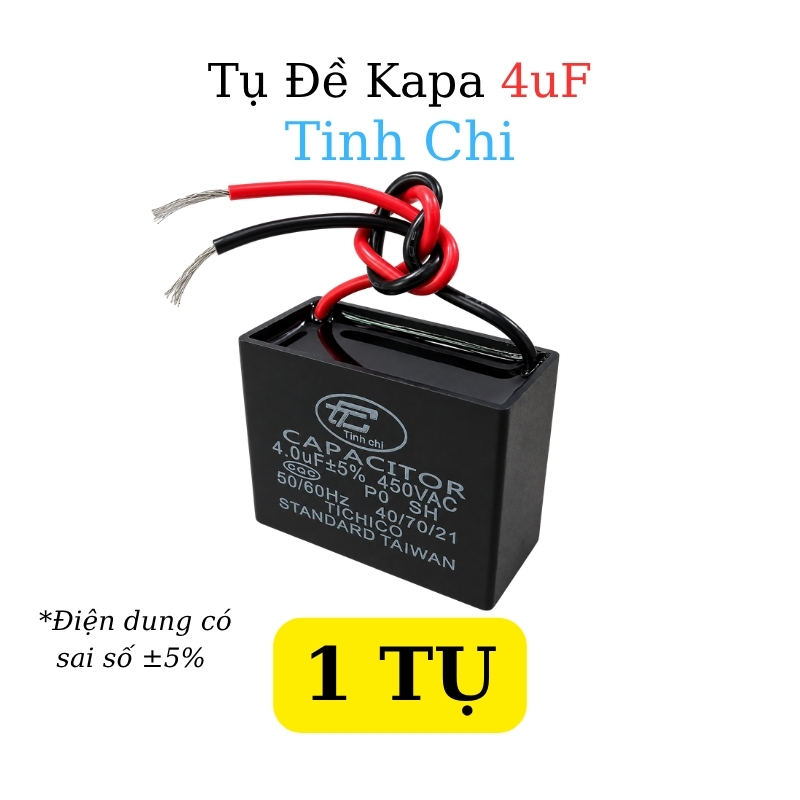 Tụ Đề Kapa Vuông Tinh Chi 4uF 450VAC