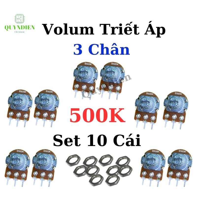 Volum biến trở Triết áp đơn WH148 B500K