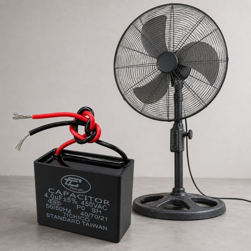 Tụ Đề Kapa Vuông Tinh Chi 4uF 450VAC
