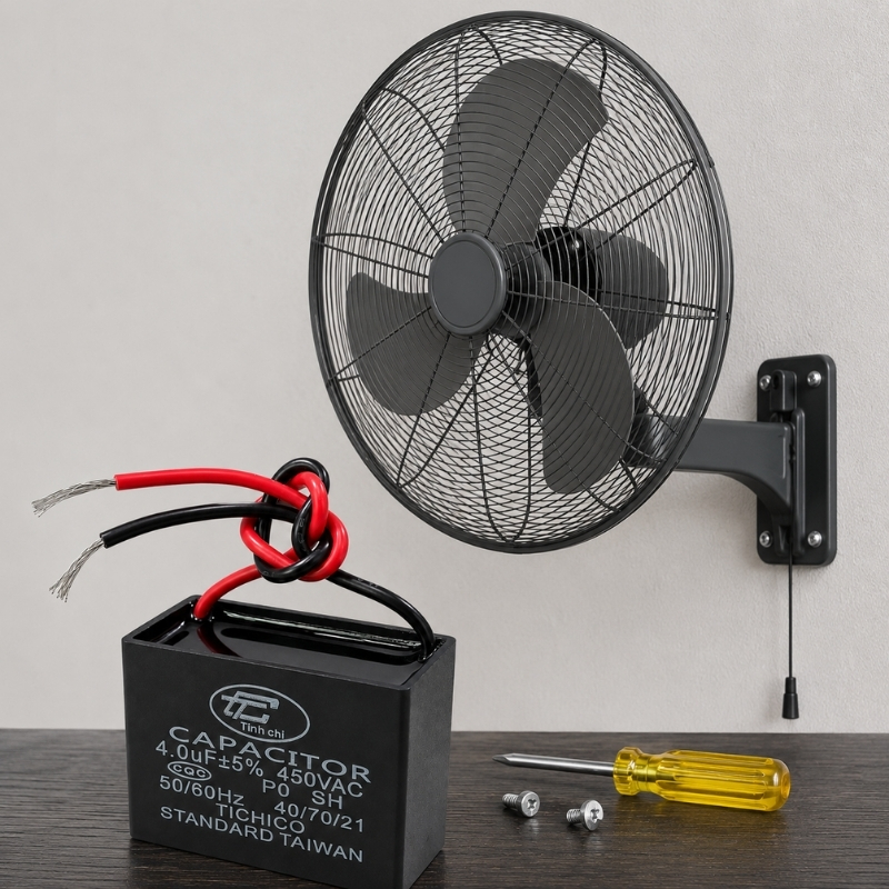 Tụ Đề Kapa Vuông Tinh Chi 4uF 450VAC