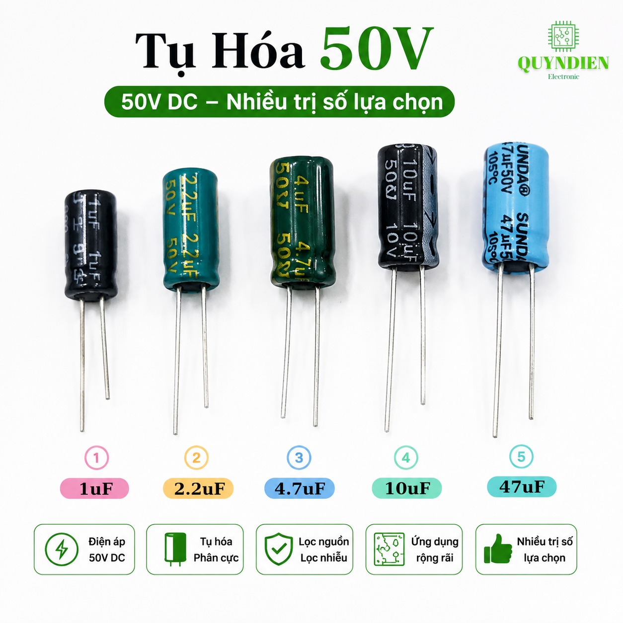 Tụ Hóa 50V