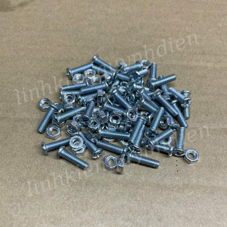 Ốc vít M4 + tán dài 30mm túi 100 con