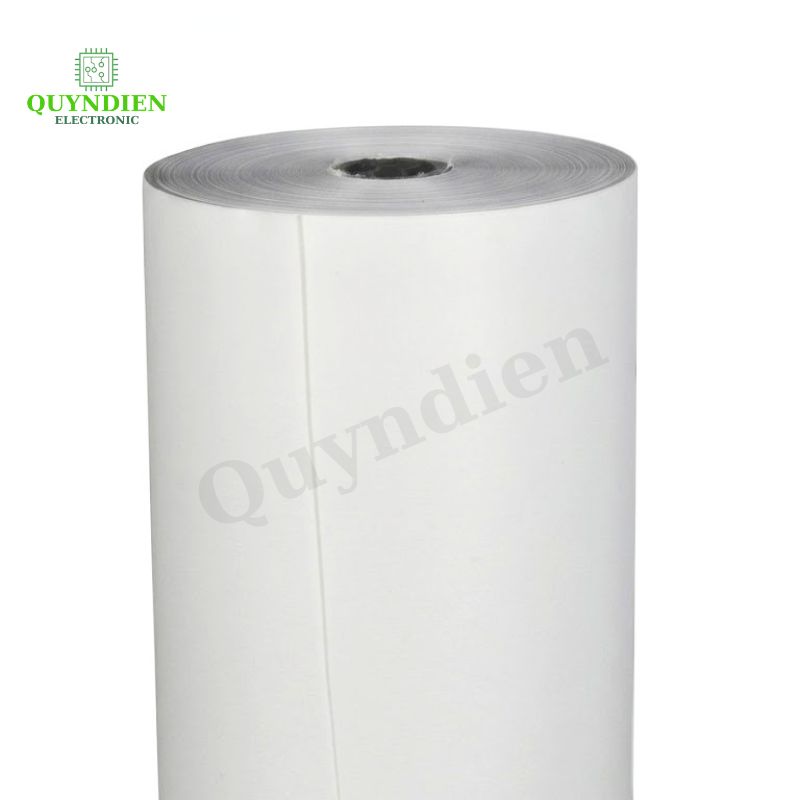 Giấy Phim Cách Điện Trắng 2 Mặt Xù Dày 0.25mm