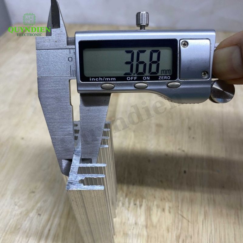 Nhôm tản nhiệt 2 tầng 7 cánh dài 7cm nhôm 2 vế 70x44x29mm