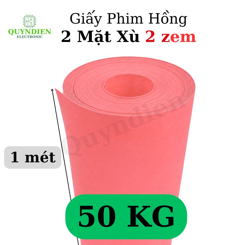 Giấy Phim Cách Điện Hồng Dày 0.2mm