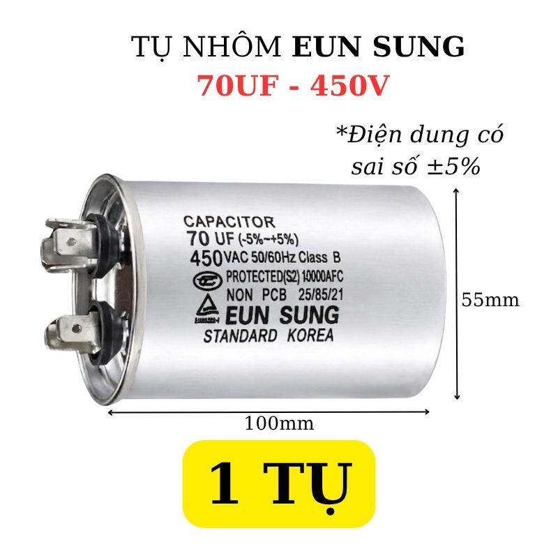 Tụ Nhôm Kapa EUN SUNG 70uF 450V