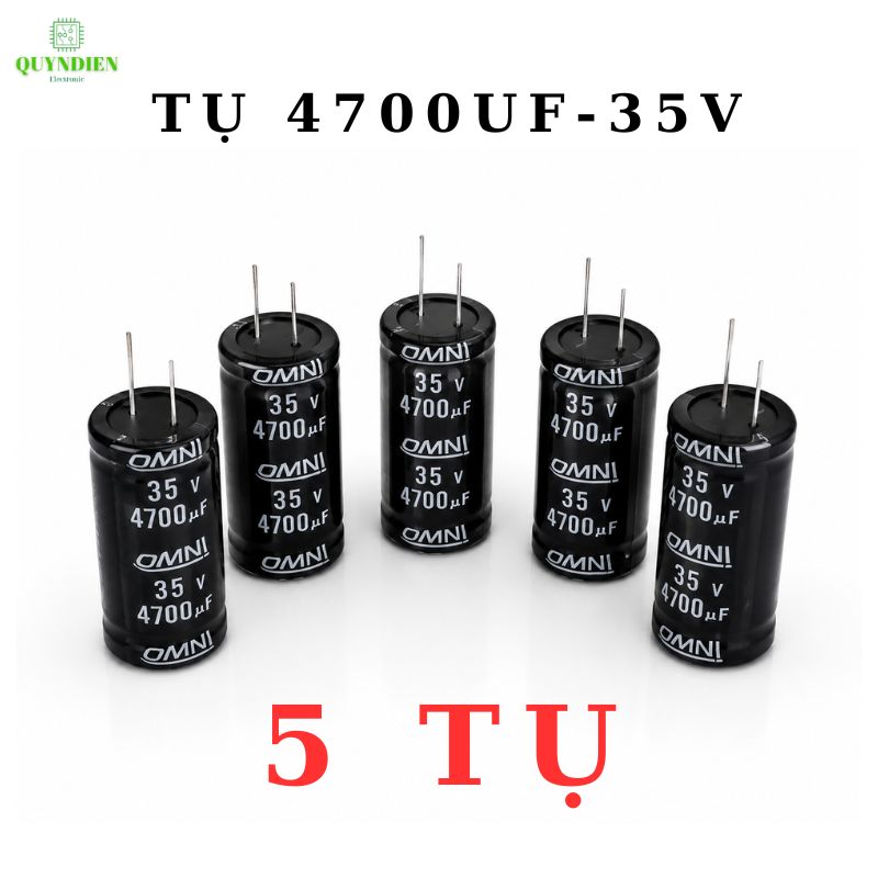 Tụ Lọc Nguồn 4700uF/35V Màu ĐEN