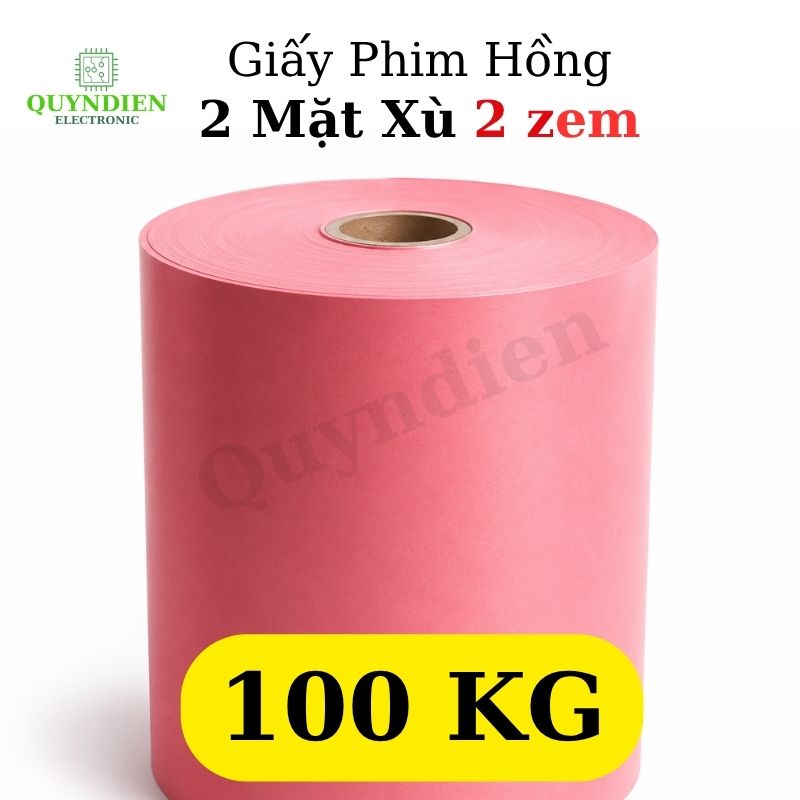Giấy Cách Điện Hồng Khổ 1 Mét Dày 0.2mm