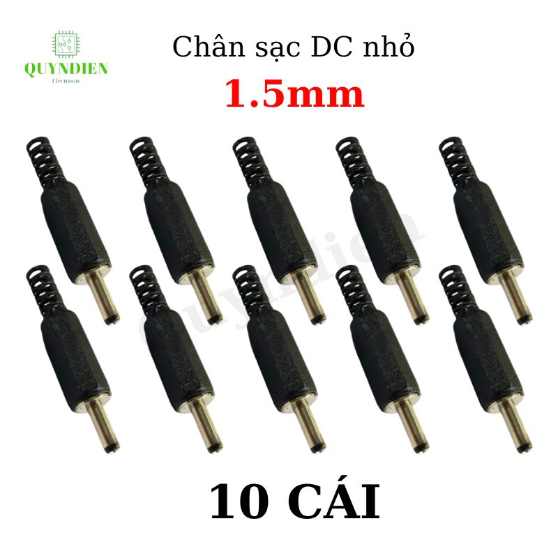 Jack, Giắc sạc DC 1.5 Chui đực DC 1.5mm) Loại nhỏ