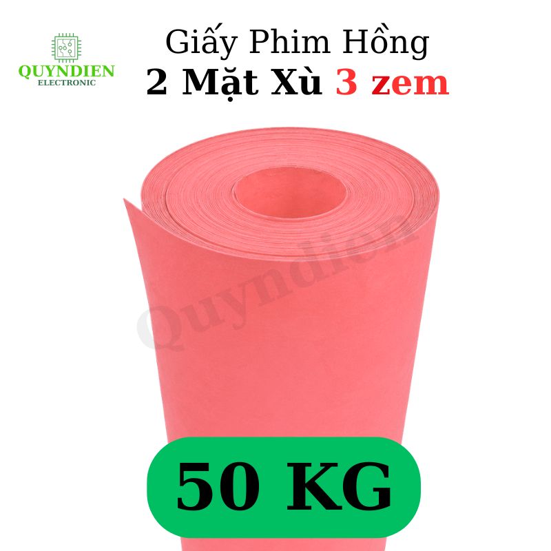 Giấy Cách Điện Hồng Khổ 1 Mét Dày 0.3mm