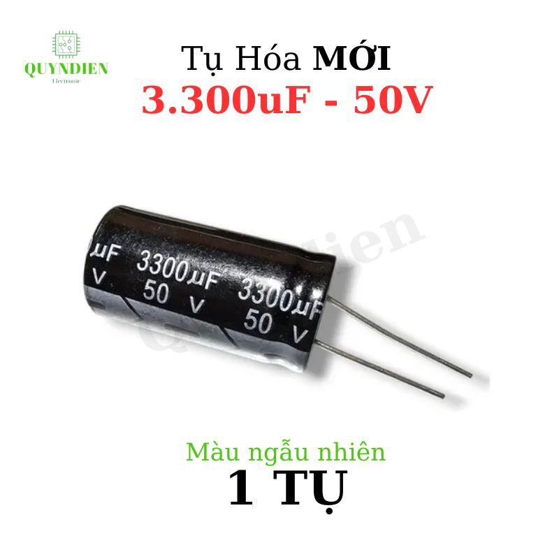 Tụ Hóa 3300uf/50v Màu ngẫu nhiên