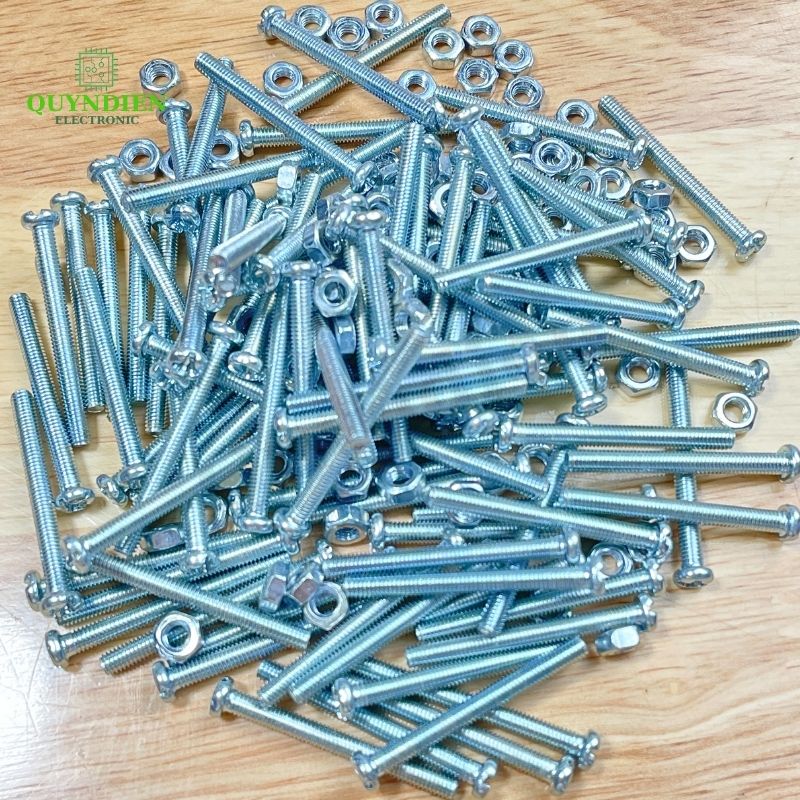 Ốc vít tán M3 3ly dài 3cm ( túi 150g = khoảng 90- 100 con