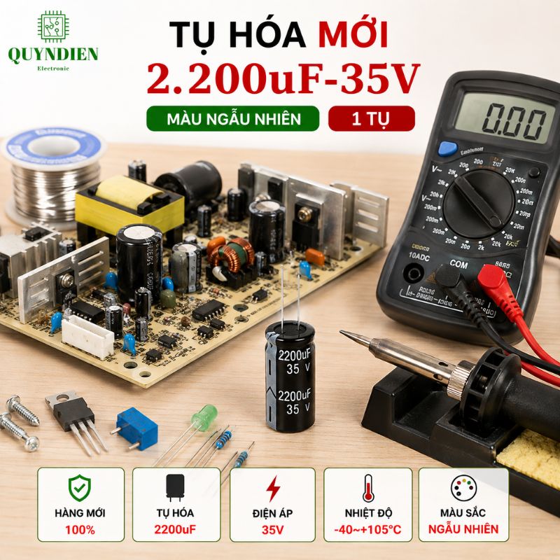 Tụ hóa 2200uf-16v 25v 35v 50v