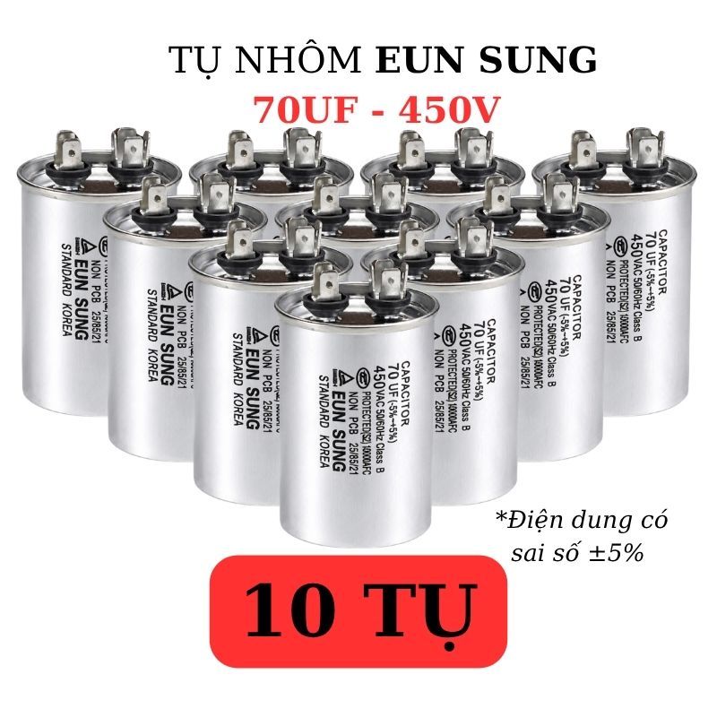 Tụ Nhôm Kapa EUN SUNG 70uF 450V