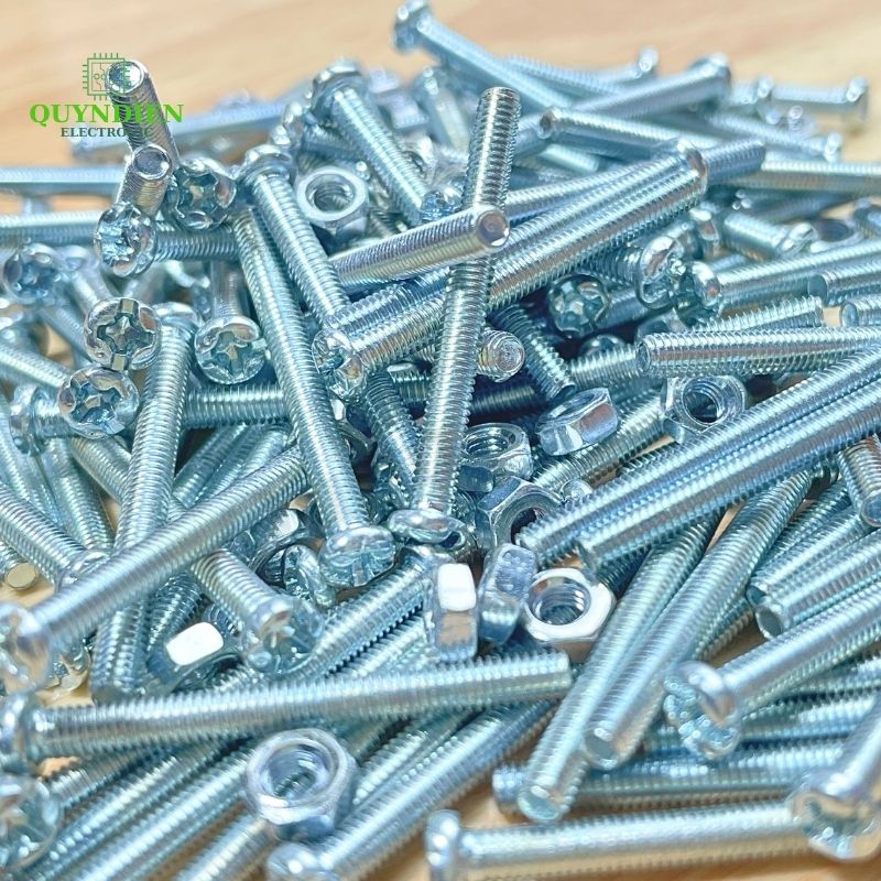 Ốc vít tán M3 3ly dài 3cm ( túi 150g = khoảng 90- 100 con