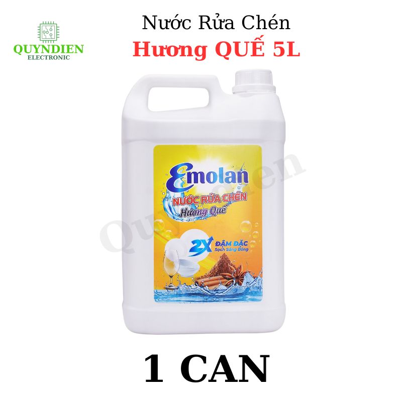 Nước rửa chén Emolan hương QUẾ - 5L
