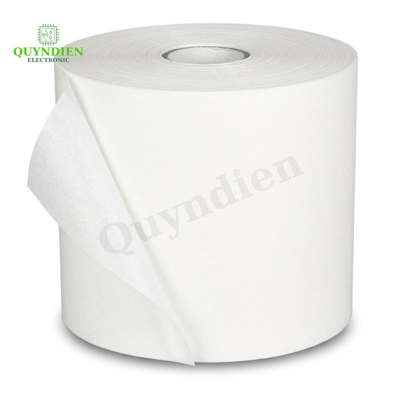 Giấy Phim Cách Điện Trắng 2 Mặt Xù Dày 0.3mm