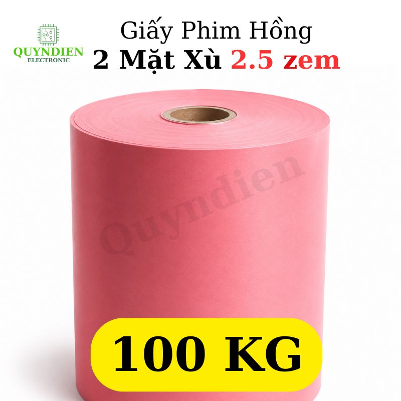 Giấy Cách Điện Hồng Khổ 1 Mét Dày 0.25mm