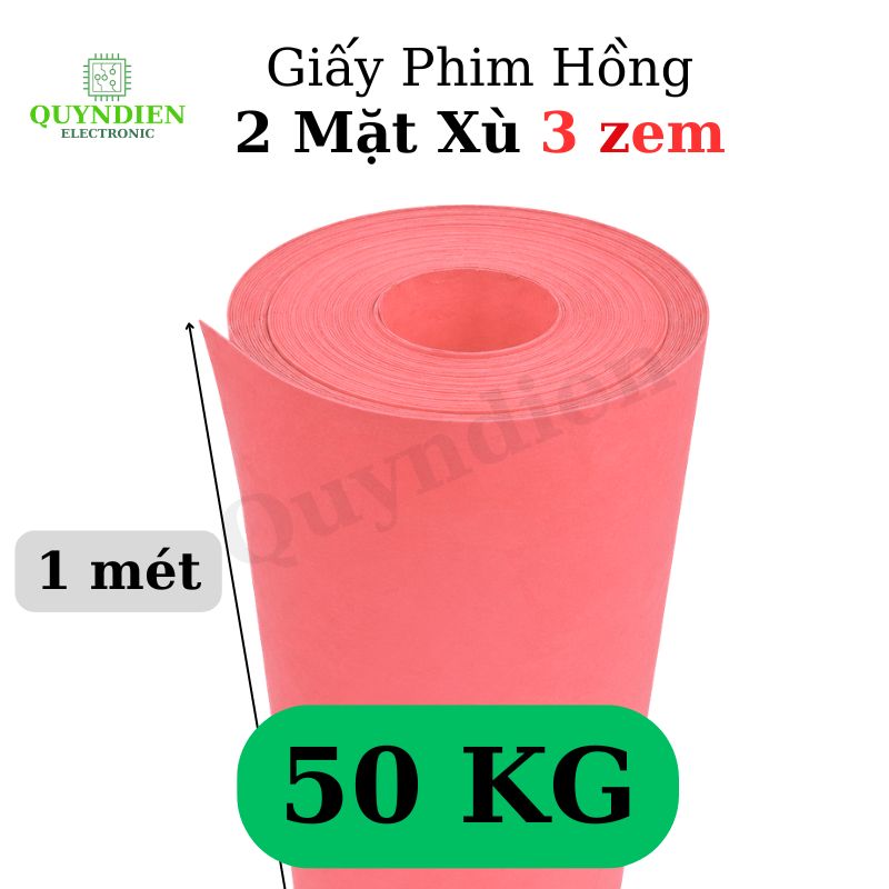 Giấy Phim Cách Điện Hồng Dày 0.3mm
