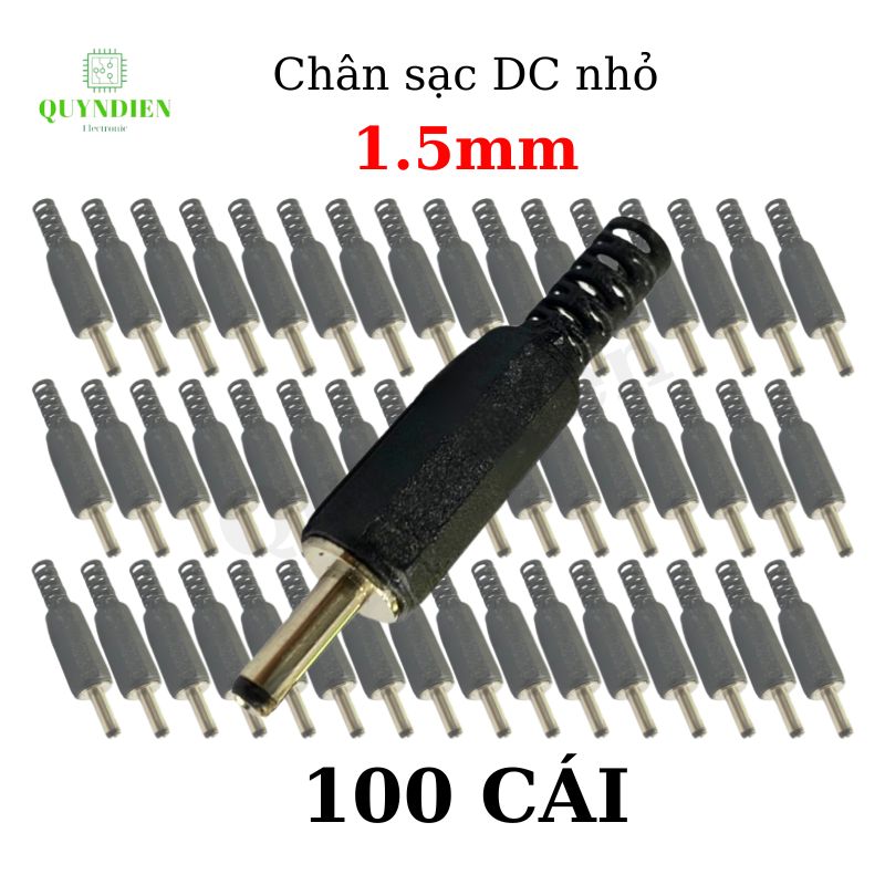 Jack, Giắc sạc DC 1.5 Chui đực DC 1.5mm) Loại nhỏ