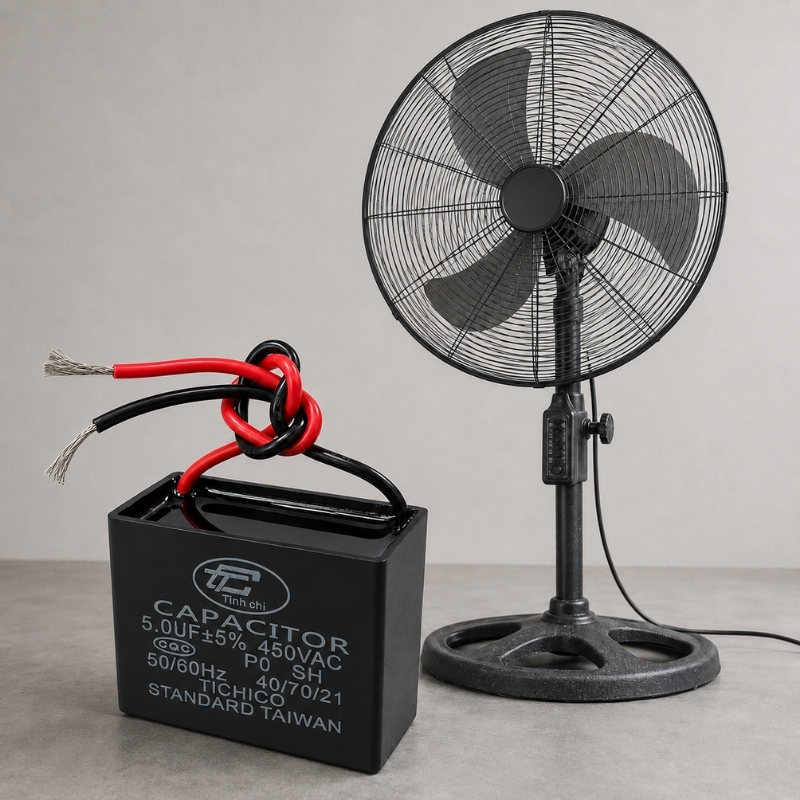Tụ Đề Kapa Vuông Tinh Chi 5uF 450VAC