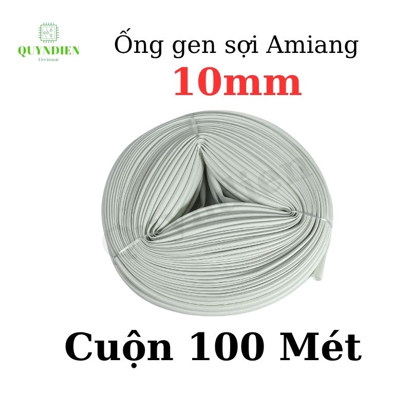 Ống gen sợi thuỷ tinh AMIANG chống cháy size 10mm