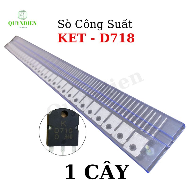 D718 transistor  hãng KEC - lưng đồng mạ NIKEN chất lượng - hàng mới
